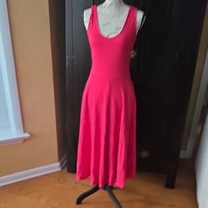 Elegant Pink Sleeveless Dress